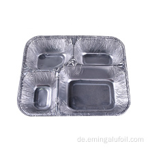 Zuhause Packung schnelles Aluminiumfolie Lebensmittelbehälter Tablett
